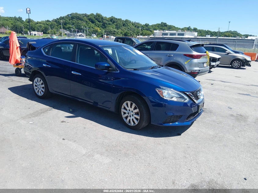 2016 Nissan Sentra VIN 3N1AB7AP3GY311685 IAAI salvage auction — REAR END, Salvage Title, sold $1,050 on 2026-07-17 (photo 1)