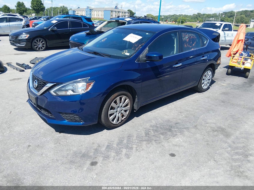2016 Nissan Sentra VIN 3N1AB7AP3GY311685 IAAI salvage auction — REAR END, Salvage Title, sold $1,050 on 2026-07-17 (photo 2)