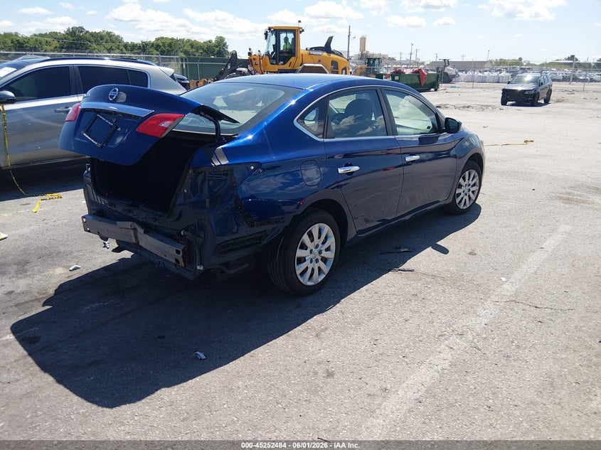 2016 Nissan Sentra VIN 3N1AB7AP3GY311685 IAAI salvage auction — REAR END, Salvage Title, sold $1,050 on 2026-07-17 (photo 4)