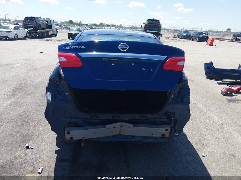 2016 Nissan Sentra VIN 3N1AB7AP3GY311685 IAAI salvage auction — REAR END, Salvage Title, sold $1,050 on 2026-07-17 (photo 6)