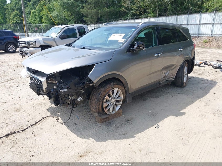 2018 Kia Sorento VIN 5XYPG4A31JG405242 IAAI salvage auction — FRONT END, Salvage Title, sold $1,000 on 2026-07-09 (photo 2)