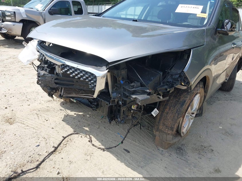 2018 Kia Sorento VIN 5XYPG4A31JG405242 IAAI salvage auction — FRONT END, Salvage Title, sold $1,000 on 2026-07-09 (photo 6)