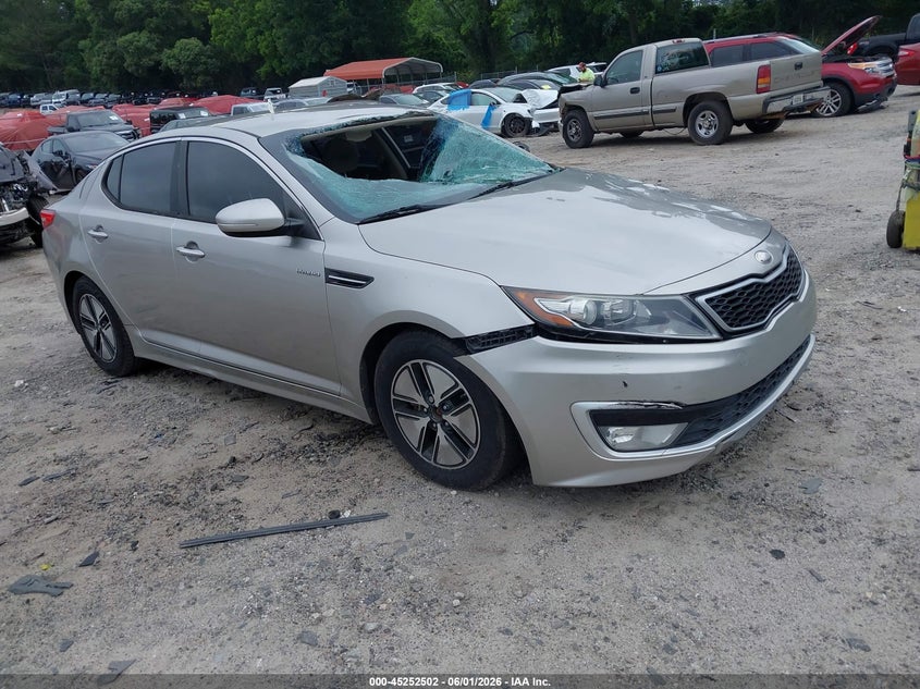 2013 Kia Optima VIN KNAGM4AD3D5042812 IAAI salvage auction — FRONT END, Salvage Title, sold $700 on 2026-07-10 (photo 1)