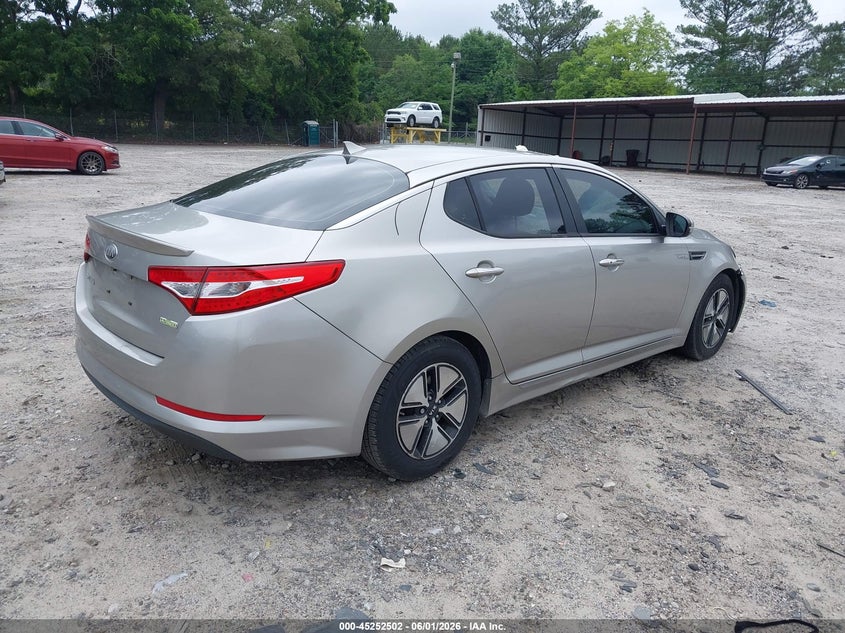 2013 Kia Optima VIN KNAGM4AD3D5042812 IAAI salvage auction — FRONT END, Salvage Title, sold $700 on 2026-07-10 (photo 4)