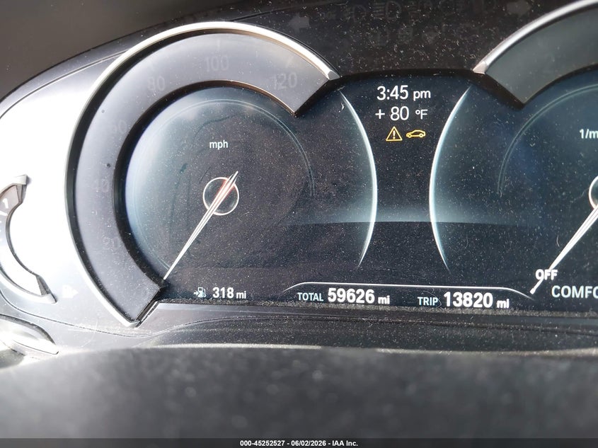 2019 BMW 5er VIN WBAJE7C59KWD55237 IAAI salvage auction — REAR END, Wait Title, sold $12,600 on 2026-08-23 (photo 7)