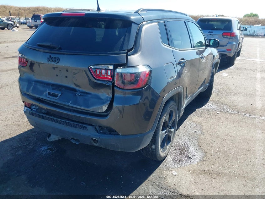 2019 Jeep Compass VIN 3C4NJCBB3KT726928 IAAI salvage auction — REAR END, Salvage Title, sold $1,900 on 2026-07-22 (photo 4)