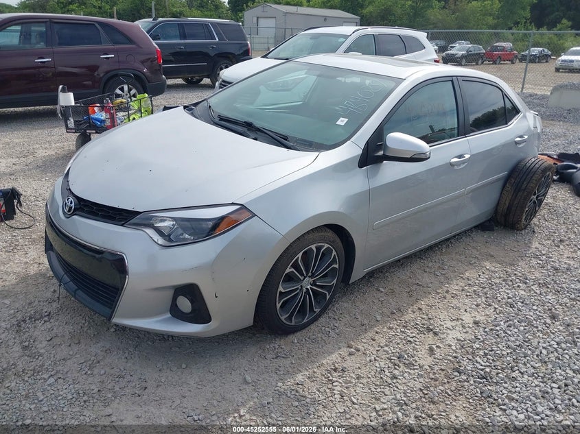 2016 Toyota Corolla VIN 2T1BURHE6GC484029 IAAI salvage auction — RIGHT FRONT, Salvage Title, sold $1,400 on 2026-07-17 (photo 2)