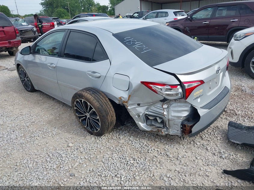 2016 Toyota Corolla VIN 2T1BURHE6GC484029 IAAI salvage auction — RIGHT FRONT, Salvage Title, sold $1,400 on 2026-07-17 (photo 3)