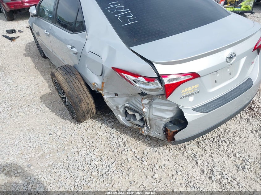 2016 Toyota Corolla VIN 2T1BURHE6GC484029 IAAI salvage auction — RIGHT FRONT, Salvage Title, sold $1,400 on 2026-07-17 (photo 6)