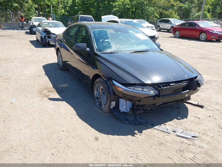 2024 Hyundai Elantra VIN KMHLM4DG9RU758310 IAAI salvage auction — FRONT END, Salvage - 75% Or Less (Maryland), sold $4,900 on 2026-07-29 (photo 1)