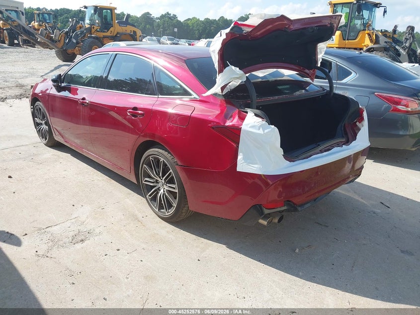 2019 Toyota Avalon VIN 4T1BZ1FB1KU003137 IAAI salvage auction — REAR END, Salvage (Georgia), sold $8,200 on 2026-07-22 (photo 3)