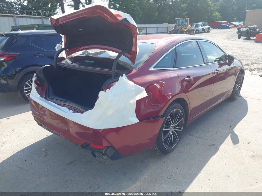 2019 Toyota Avalon VIN 4T1BZ1FB1KU003137 IAAI salvage auction — REAR END, Salvage (Georgia), sold $8,200 on 2026-07-22 (photo 4)