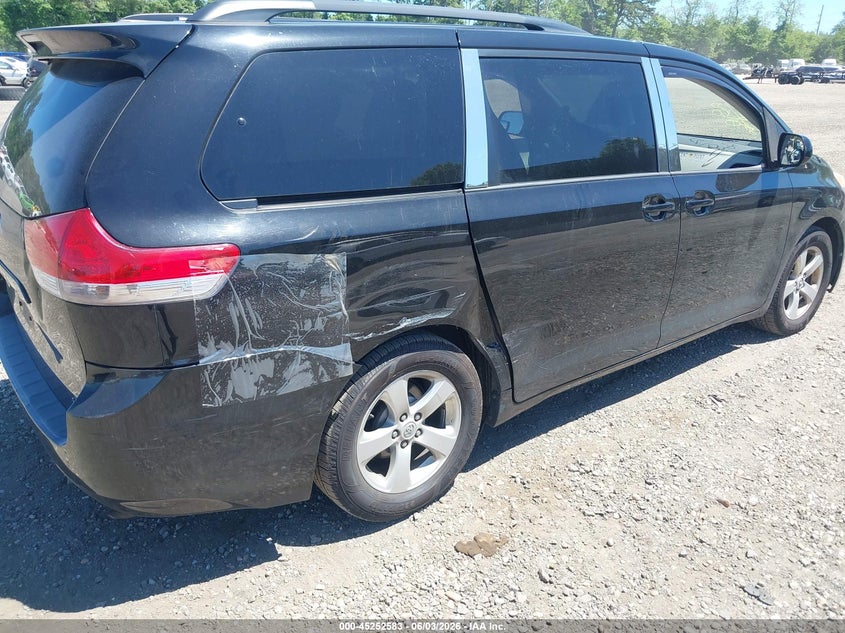 2013 Toyota Sienna VIN 5TDKK3DC1DS326028 IAAI salvage auction — FRONT & REAR, Salvage Title, sold $1,125 on 2026-07-14 (photo 6)