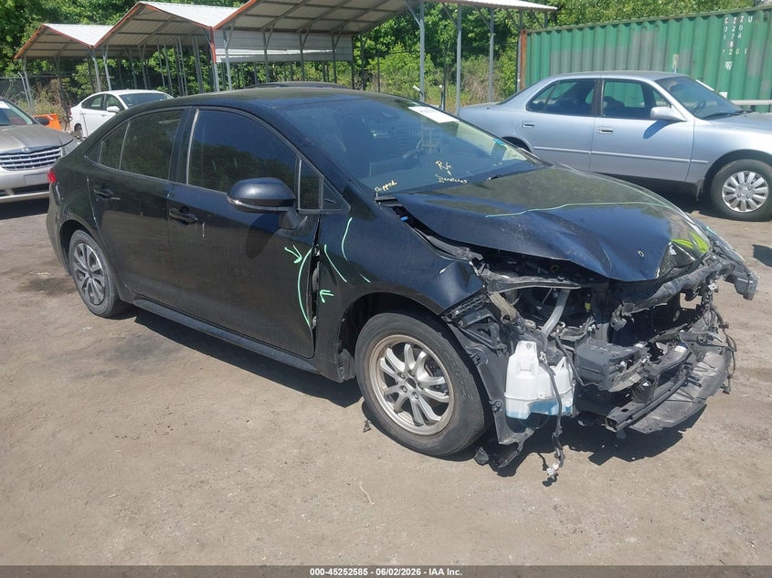 2021 Toyota Corolla VIN JTDEAMDE9MJ005083 IAAI salvage auction — FRONT END, Salvage - Greater Than 75% (Maryland), sold $4,350 on 2026-08-01 (photo 1)