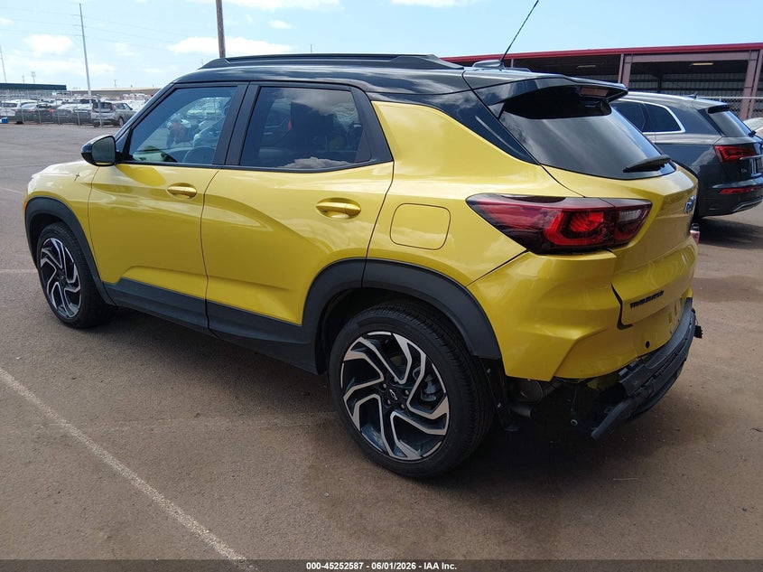 2024 Chevrolet Trailblazer VIN KL79MTSL9RB043447 IAAI salvage auction — REAR END, Salvage Title, sold $2,150 on 2026-07-28 (photo 3)
