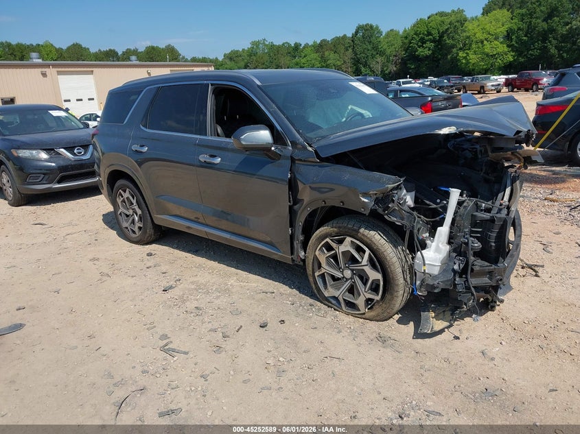 2022 Hyundai Palisade VIN KM8R7DHE1NU461407 IAAI salvage auction — FRONT END, Salvage Title, sold $3,900 on 2026-07-06 (photo 1)