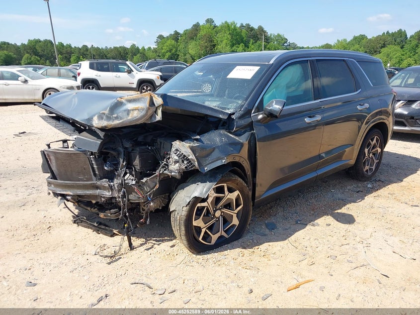 2022 Hyundai Palisade VIN KM8R7DHE1NU461407 IAAI salvage auction — FRONT END, Salvage Title, sold $3,900 on 2026-07-06 (photo 2)