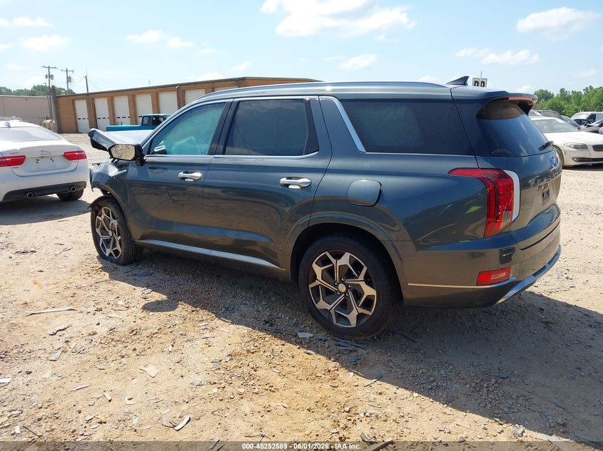 2022 Hyundai Palisade VIN KM8R7DHE1NU461407 IAAI salvage auction — FRONT END, Salvage Title, sold $3,900 on 2026-07-06 (photo 3)