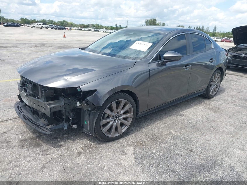 2021 Mazda 3 VIN JM1BPABL0M1338726 IAAI salvage auction — LEFT FRONT, Salvage Title, sold $5,100 on 2026-07-09 (photo 2)