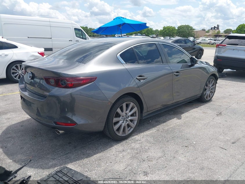 2021 Mazda 3 VIN JM1BPABL0M1338726 IAAI salvage auction — LEFT FRONT, Salvage Title, sold $5,100 on 2026-07-09 (photo 4)