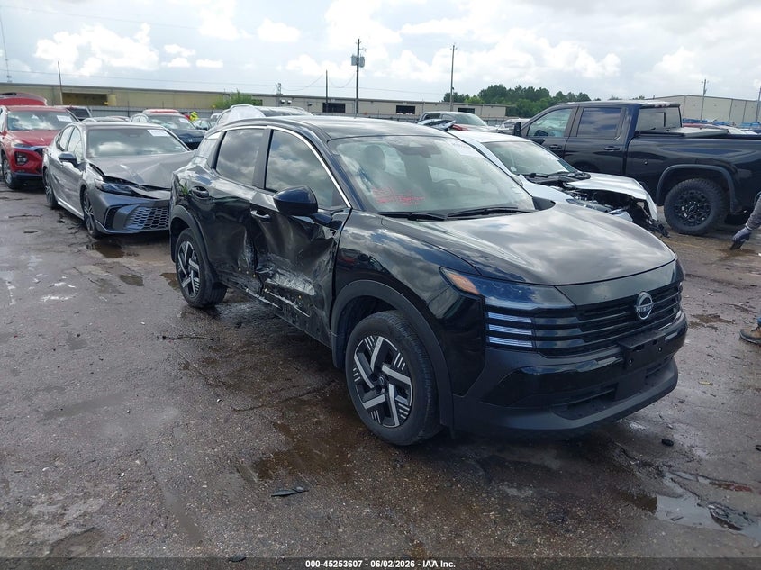 2025 Nissan Kicks VIN 3N8AP6CA0SL418589 IAAI salvage auction — RIGHT SIDE, Salvage Title, sold $9,000 on 2026-08-19 (photo 1)