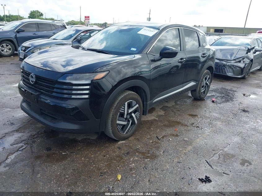 2025 Nissan Kicks VIN 3N8AP6CA0SL418589 IAAI salvage auction — RIGHT SIDE, Salvage Title, sold $9,000 on 2026-08-19 (photo 2)