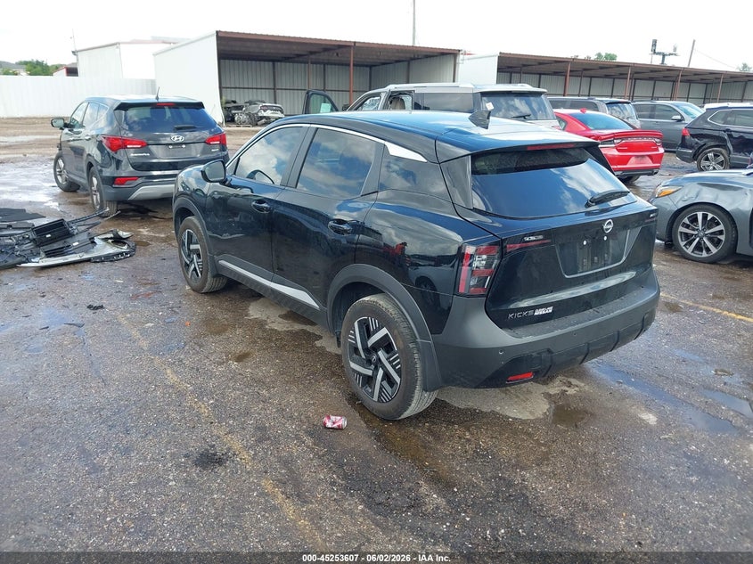 2025 Nissan Kicks VIN 3N8AP6CA0SL418589 IAAI salvage auction — RIGHT SIDE, Salvage Title, sold $9,000 on 2026-08-19 (photo 3)