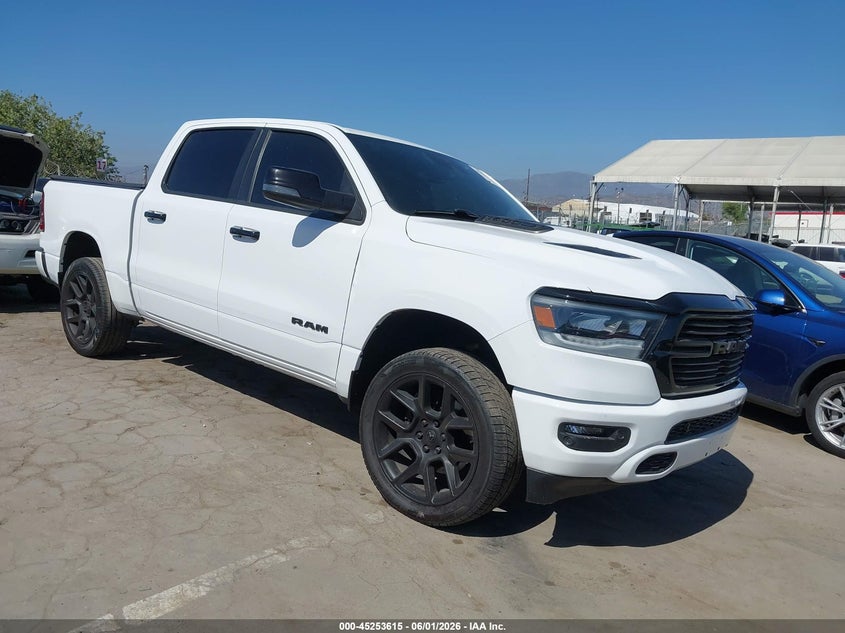 2023 Ram 1500 VIN 1C6SRFJTXPN668581 IAAI salvage auction — LEFT SIDE, Salvage Title, sold $16,300 on 2026-07-29 (photo 1)
