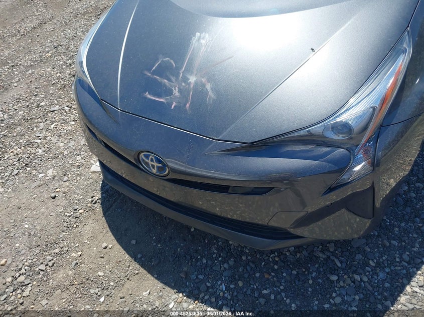 2017 Toyota Prius VIN JTDKARFU0H3045034 IAAI salvage auction — FRONT & REAR, Salvage Title, sold $2,650 on 2026-07-07 (photo 6)