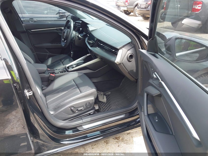 2023 Audi A3 VIN WAUAUDGY4PA035833 IAAI salvage auction — REAR END, Salvage Title, sold $6,600 on 2026-07-31 (photo 5)