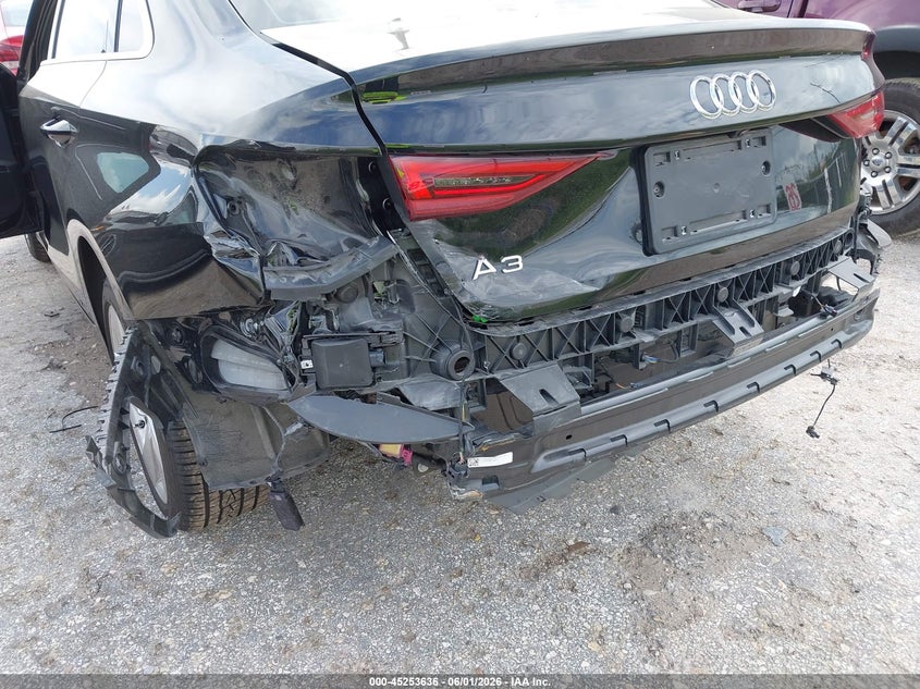 2023 Audi A3 VIN WAUAUDGY4PA035833 IAAI salvage auction — REAR END, Salvage Title, sold $6,600 on 2026-07-31 (photo 6)