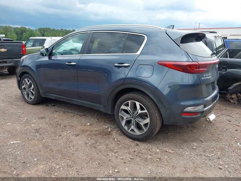 2020 Kia Sportage VIN KNDPN3AC1L7633404 IAAI salvage auction — SIDE, Salvage Title, sold $4,750 on 2026-07-28 (photo 3)