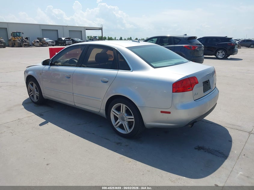 2006 Audi A4 VIN WAUDF78E36A126829 IAAI salvage auction — FRONT END, Original (Texas), sold $450 on 2026-07-08 (photo 3)