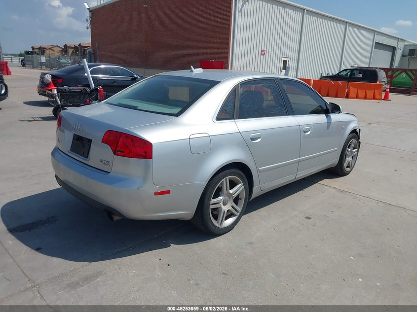2006 Audi A4 VIN WAUDF78E36A126829 IAAI salvage auction — FRONT END, Original (Texas), sold $450 on 2026-07-08 (photo 4)