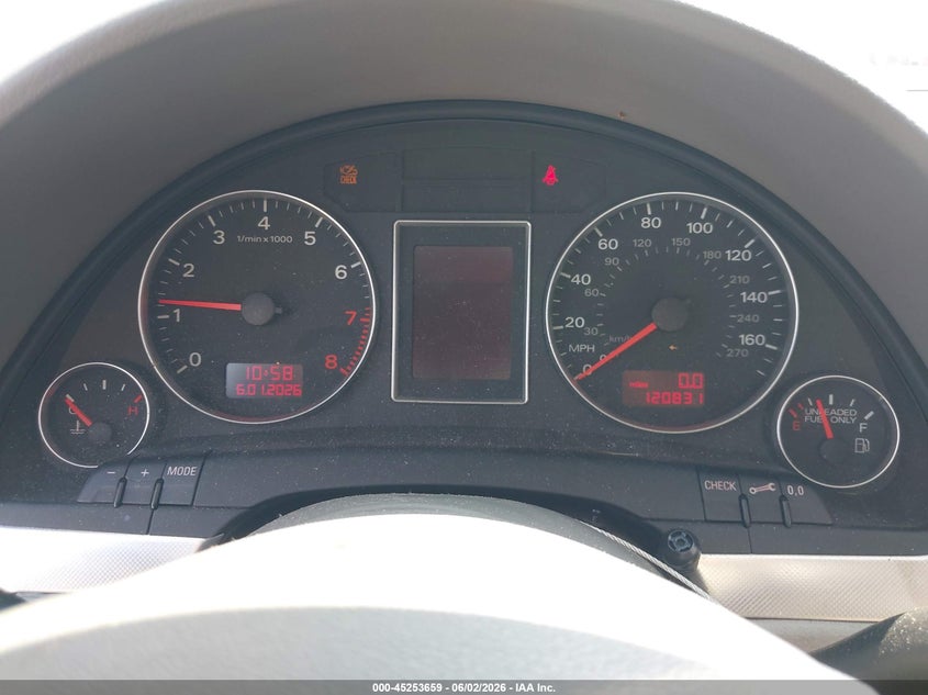 2006 Audi A4 VIN WAUDF78E36A126829 IAAI salvage auction — FRONT END, Original (Texas), sold $450 on 2026-07-08 (photo 7)