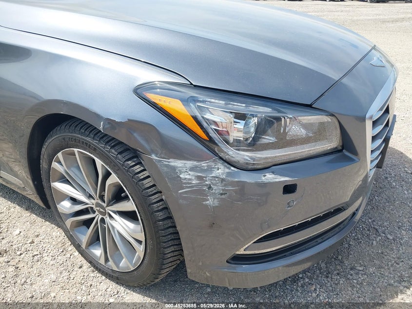 2015 Hyundai Genesis VIN KMHGN4JE8FU054838 IAAI salvage auction — RIGHT FRONT, Salvage Title, sold $3,500 on 2026-07-22 (photo 6)