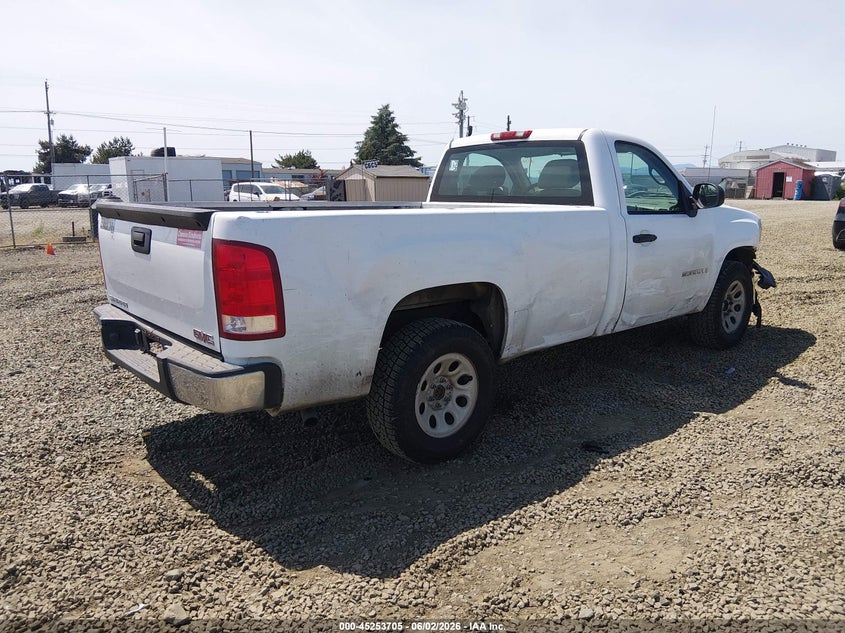 2007 Gmc Sierra 1500 VIN 1GTEC14C87Z532691 IAAI salvage auction — RIGHT FRONT, Salvage (Oregon), sold $825 on 2026-07-25 (photo 4)