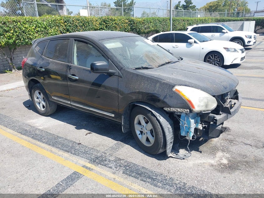 2013 Nissan Rogue VIN JN8AS5MTXDW516227 IAAI salvage auction — LEFT FRONT, Salvage Title, sold $400 on 2026-07-07 (photo 1)