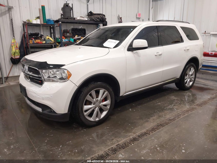 2012 Dodge Durango VIN 1C4RDJDG7CC337017 IAAI salvage auction — FRONT END, Salvage Title, sold $875 on 2026-07-29 (photo 2)
