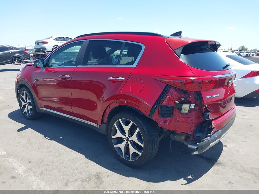 2019 Kia Sportage VIN KNDPR3A69K7625922 IAAI salvage auction — LEFT FRONT, Salvage Title, sold $3,400 on 2026-07-07 (photo 6)
