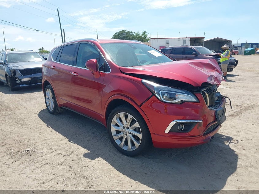 2016 Buick Envision VIN LRBFXFSX6GD187894 IAAI salvage auction — FRONT END, Salvage Title, sold $825 on 2026-07-14 (photo 1)