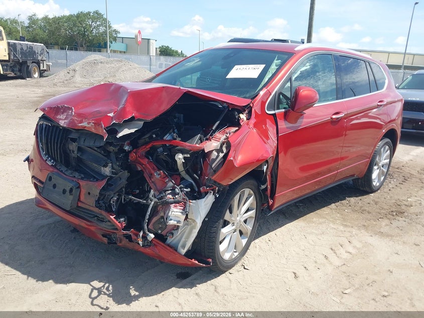 2016 Buick Envision VIN LRBFXFSX6GD187894 IAAI salvage auction — FRONT END, Salvage Title, sold $825 on 2026-07-14 (photo 2)