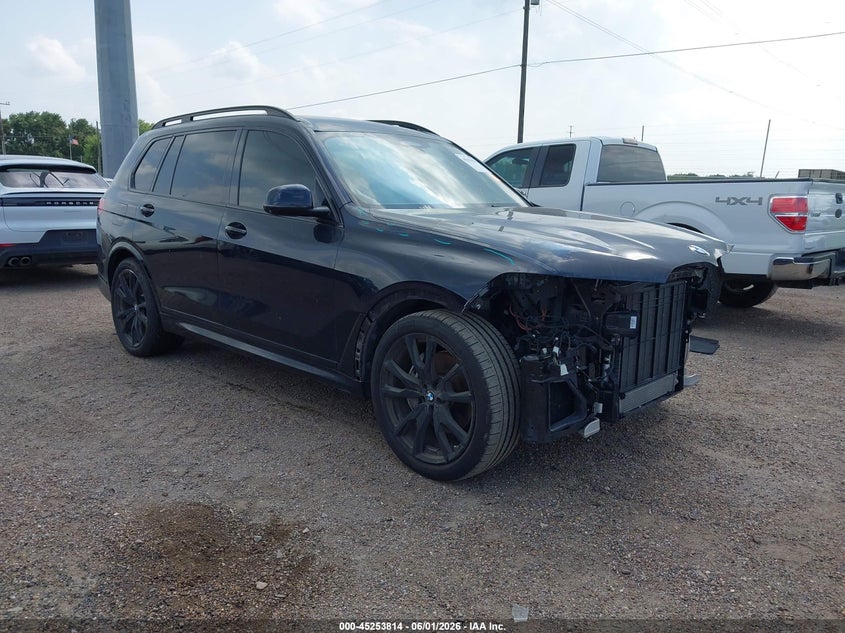 2019 BMW X7 VIN 5UXCX4C59KLB39571 IAAI salvage auction — FRONT END, Salvage Title, sold $13,600 on 2026-09-08 (photo 1)