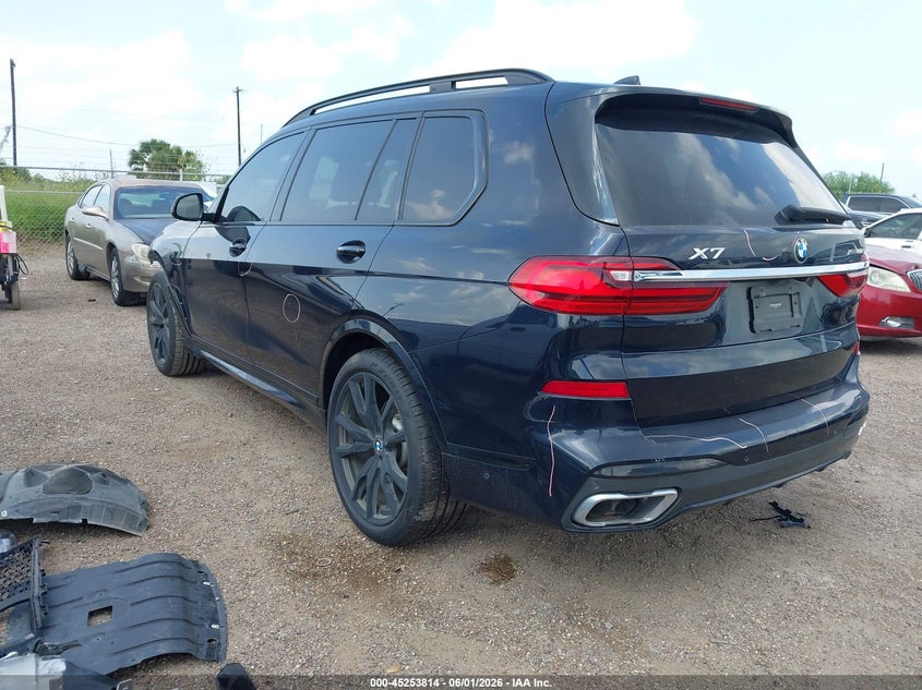 2019 BMW X7 VIN 5UXCX4C59KLB39571 IAAI salvage auction — FRONT END, Salvage Title, sold $13,600 on 2026-09-08 (photo 3)