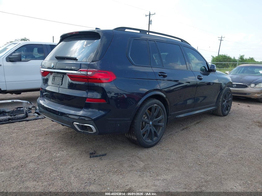 2019 BMW X7 VIN 5UXCX4C59KLB39571 IAAI salvage auction — FRONT END, Salvage Title, sold $13,600 on 2026-09-08 (photo 4)
