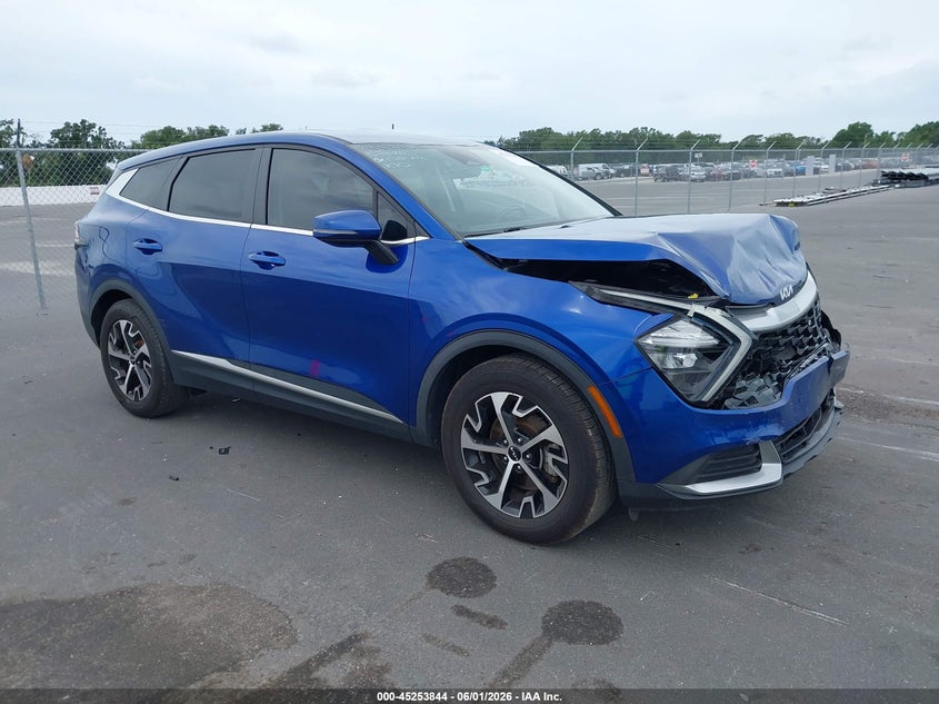 2023 Kia Sportage VIN 5XYK33AF1PG026602 IAAI salvage auction — FRONT END, Salvage Title, sold $5,050 on 2026-07-13 (photo 1)
