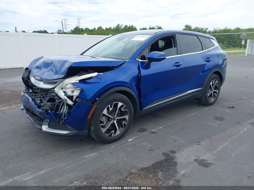 2023 Kia Sportage VIN 5XYK33AF1PG026602 IAAI salvage auction — FRONT END, Salvage Title, sold $5,050 on 2026-07-13 (photo 2)