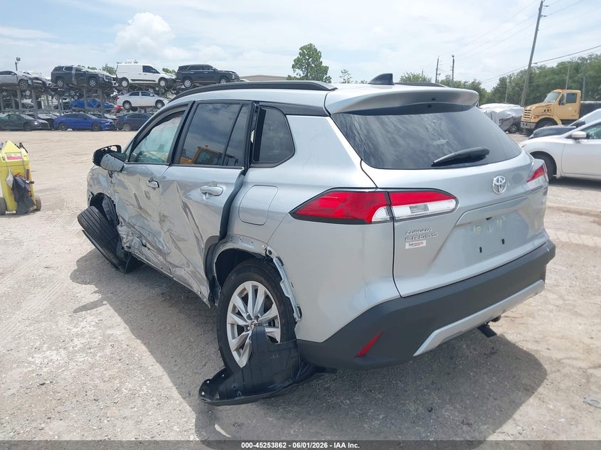2025 Toyota Corolla cross VIN 7MUCAAAG2SV147471 IAAI salvage auction — LEFT SIDE, Salvage Title, sold $5,400 on 2026-07-14 (photo 3)