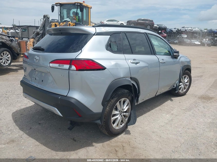 2025 Toyota Corolla cross VIN 7MUCAAAG2SV147471 IAAI salvage auction — LEFT SIDE, Salvage Title, sold $5,400 on 2026-07-14 (photo 4)