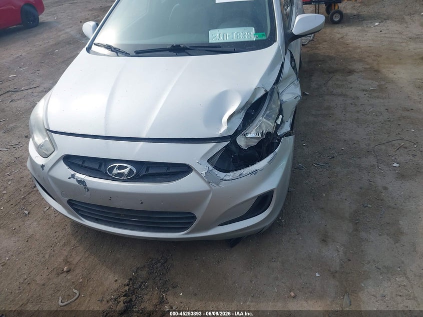 2013 Hyundai Accent VIN KMHCT4AE3DU341375 IAAI salvage auction — FRONT & REAR, Clear (Virginia), sold $825 on 2026-07-28 (photo 6)